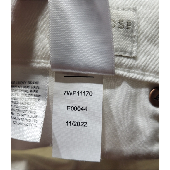 Lucky Brand Women's White Denim Shorts Size 0 - Picture 6 of 7